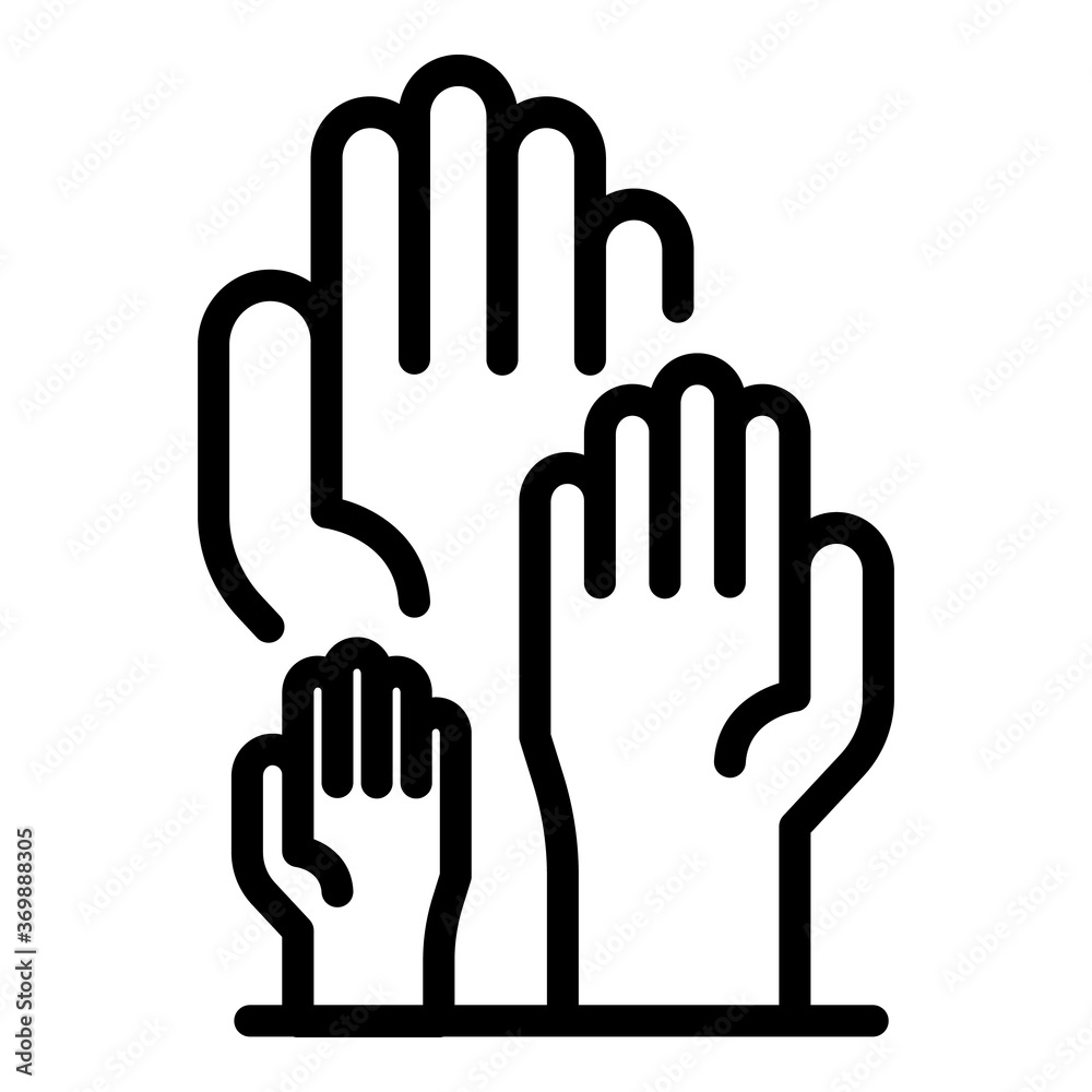 Inclusive education people icon. Outline inclusive education people vector icon for web design isolated on white background Inclusive education people icon. Outline inclusive education people vector icon for web design isolated on white background