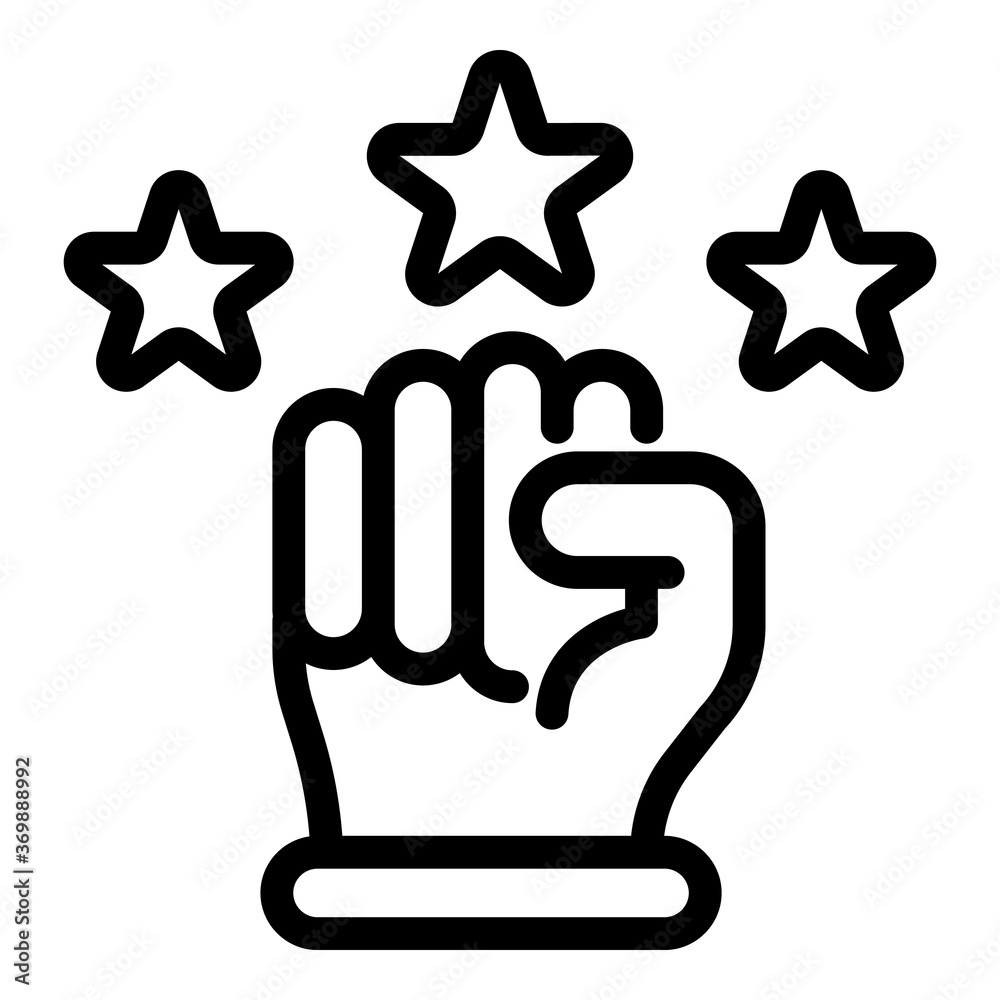 Sport winner icon. Outline sport winner vector icon for web design isolated on white background