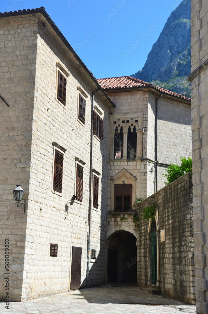 Historic building in Kotor, Montenegro