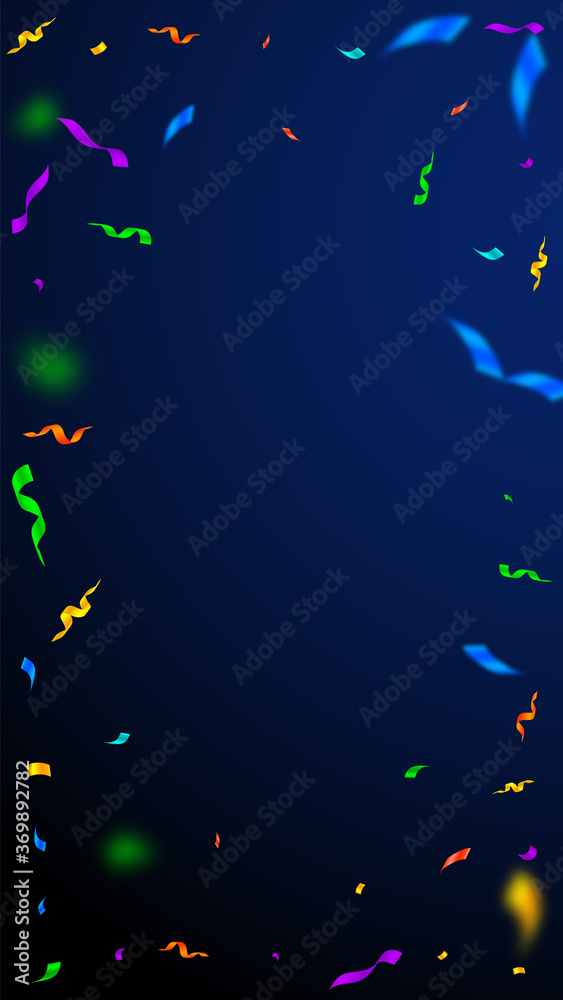 Streamers and confetti. Colorful streamers tinsel Streamers and confetti. Colorful streamers tinsel