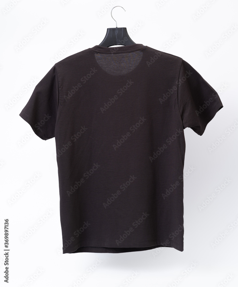 Blank gray T-shirt. clothes on isolated white background. Blank gray T-shirt. clothes on isolated white background.