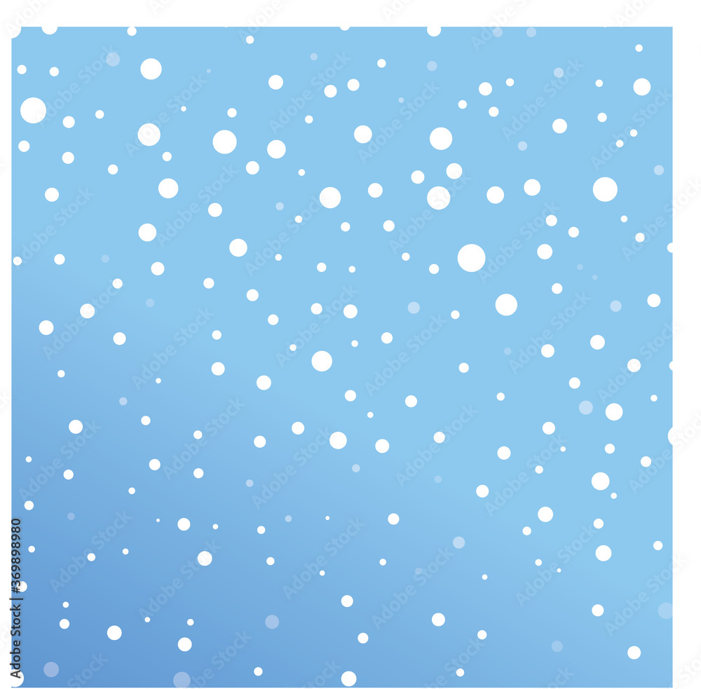 Snow Vector Pattern. Blue Winter Background for Christmas Designs. Label 2020 for Holiday Greeting Cards, Party Banners and Posters. Abstract Ice Background 