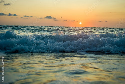 sunset on the beach © Александр Маланькин