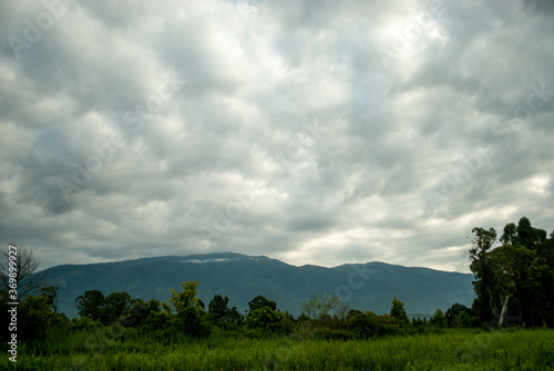 landscape with clouds
