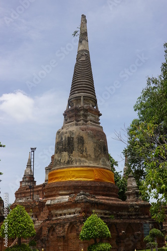 Stupa at Wat Ma Hae Yong, Ayuthaya, Thailand