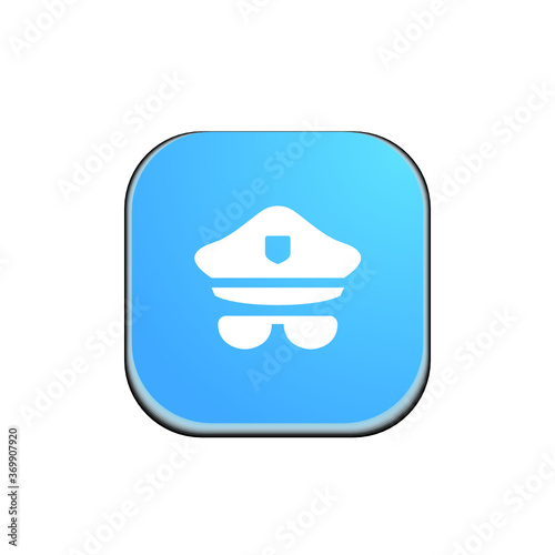 Police -  Button