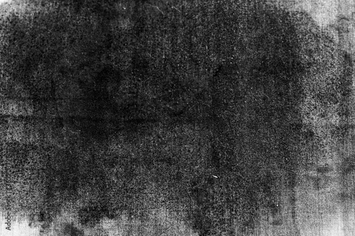 Dirty black stained cotton, grunge texture or background