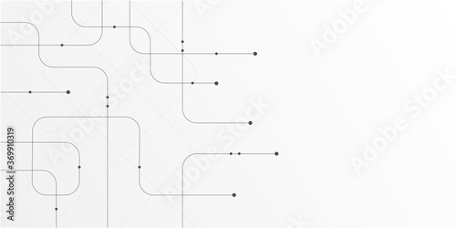 Abstract connect lines and dots.Technology graphic Networkbackground.