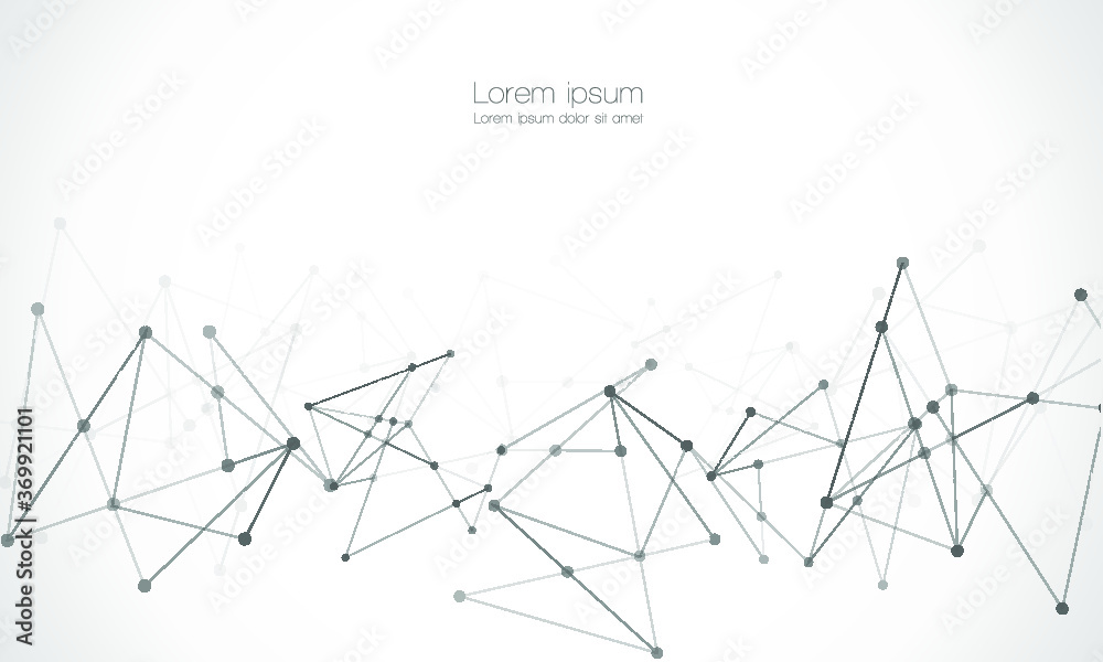 Network nodes, digital connection background with polygonal shapes on white, Vector. science technology, data structure, connected points, web. Network nodes, digital connection background with polygonal shapes on white, Vector. science technology, data structure, connected points, web.
