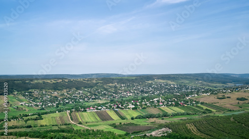 Panorama shot of nature of Moldova
