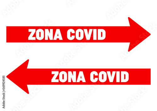 Zona Covid - Frecce Sx e Dx Red