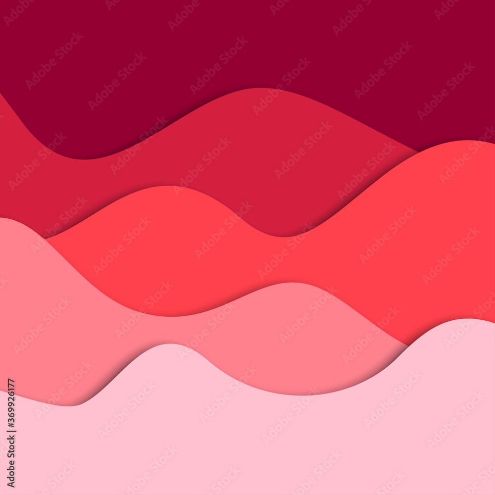 3D abstract background and paper cut shapes, vector illustration 3D abstract background and paper cut shapes, vector illustration