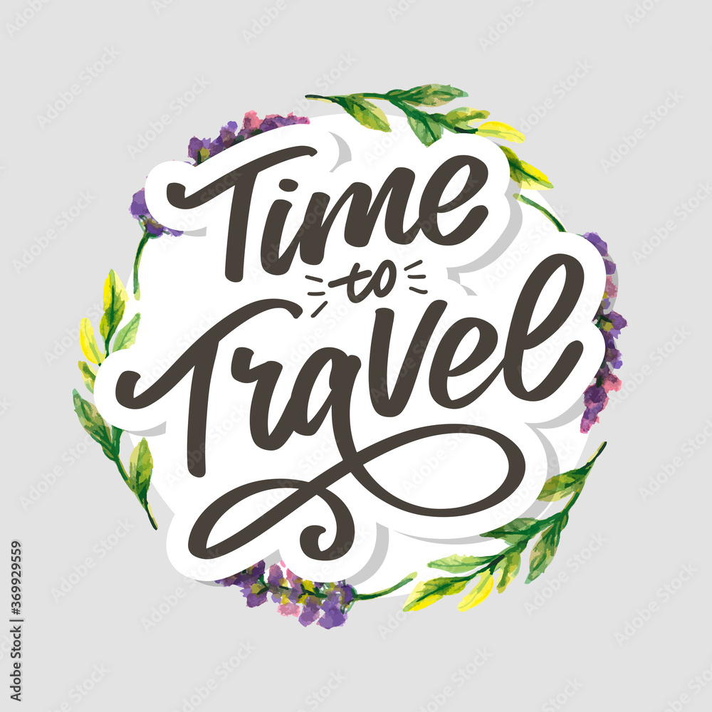 Naklejka premium Travel life style inspiration quotes lettering. Motivational typography. Calligraphy graphic design element. Collect moments Old ways wont open new doors. Lets go explore. Every picture tells a story