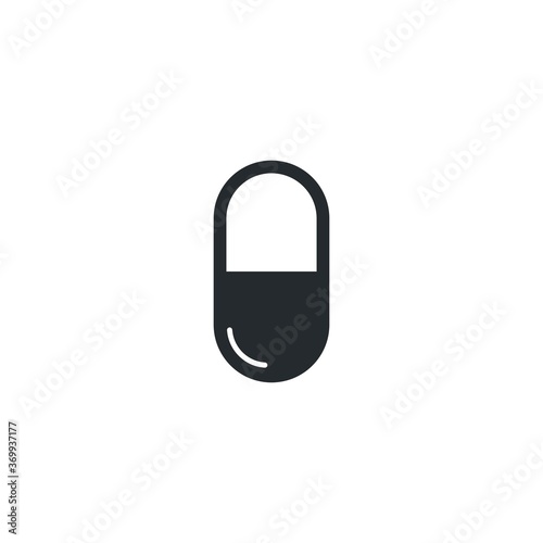 Free Download pill logo vector icon illustration - GFXLoad