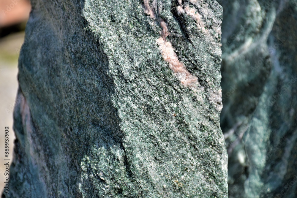 Obraz premium Kamień zielony