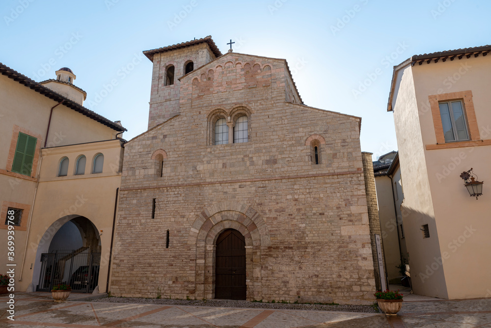 church of santa eufemia in the center of spoleto