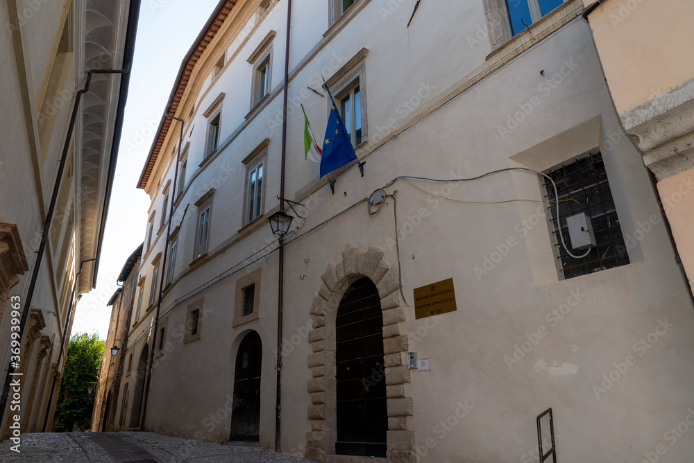 judicial offices offices of the justice of the peace in the center of spoleto