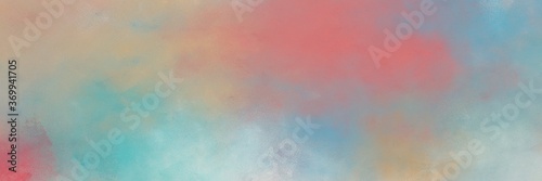 decorative abstract painting background texture with dark gray, pastel blue and cadet blue colors and space for text or image. can be used as horizontal header or banner orientation