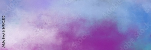 decorative light pastel purple, antique fuchsia and thistle colored vintage abstract painted background with space for text or image. can be used as header or banner