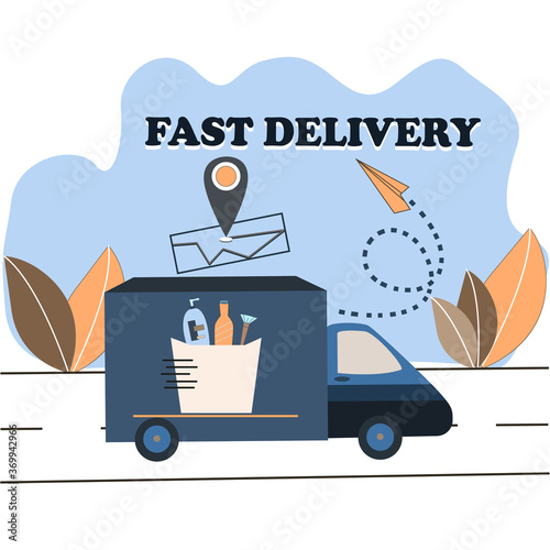 vector illustration fast delivery
