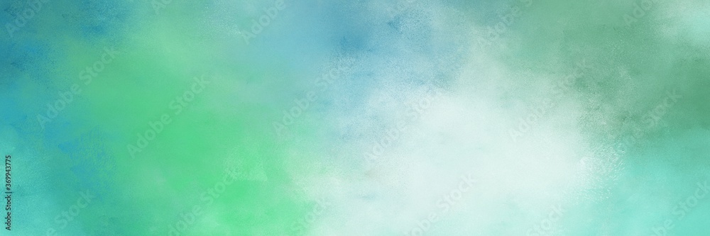 awesome vintage abstract painted background with medium aqua marine, lavender and blue chill colors and space for text or image. can be used as header or banner