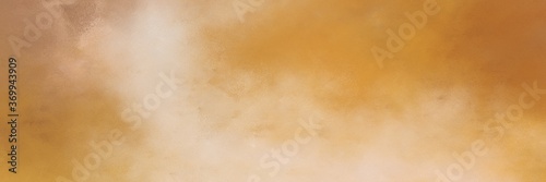 awesome dark khaki, peru and baby pink colored vintage abstract painted background with space for text or image. can be used as horizontal header or banner orientation