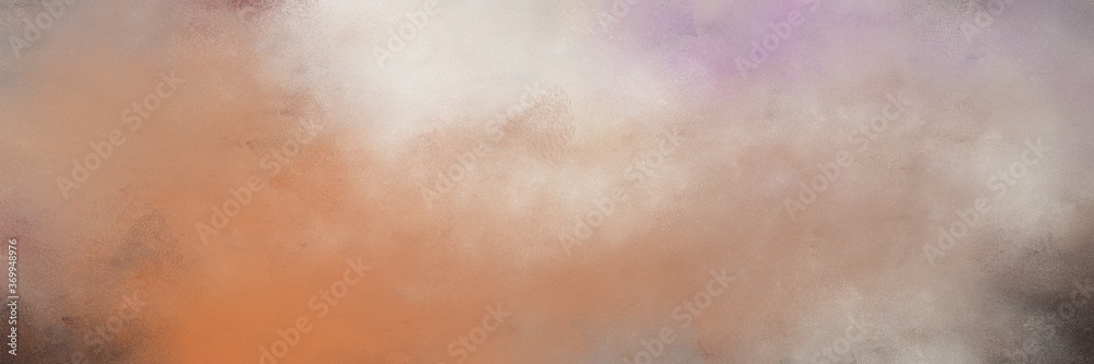 decorative rosy brown, light gray and old mauve colored vintage abstract painted background with space for text or image. can be used as horizontal background graphic