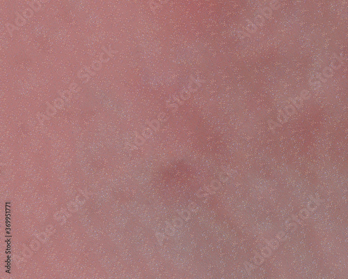 Cosmetic powder sparkling red background