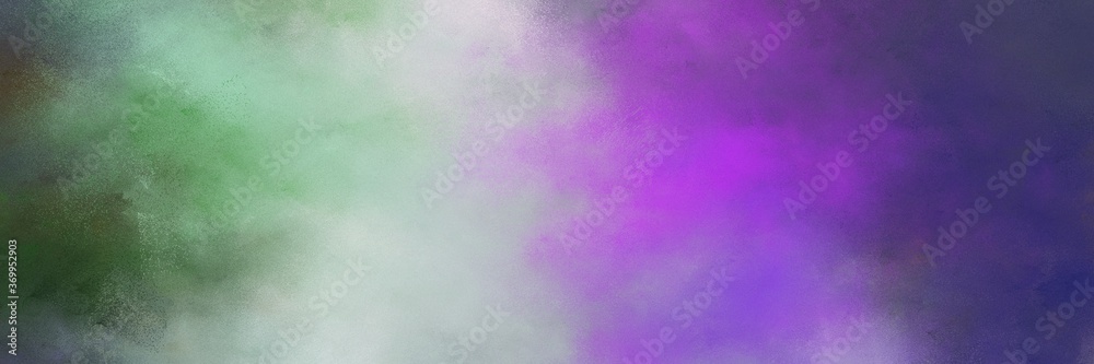 stunning abstract painting background graphic with pastel purple, ash gray and dark slate blue colors and space for text or image. can be used as horizontal background texture