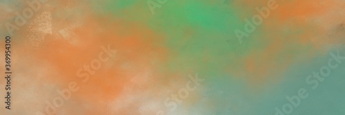 awesome abstract painting background graphic with dark khaki, blue chill and gray gray colors and space for text or image. can be used as horizontal background texture