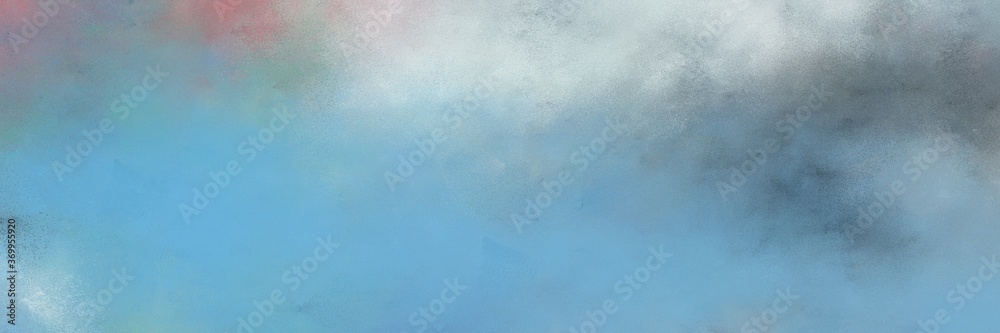 awesome abstract painting background texture with cadet blue, light gray and slate gray colors and space for text or image. can be used as horizontal background graphic