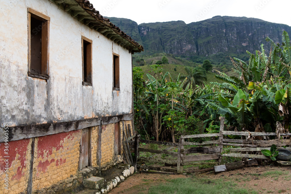 Old Abandoned House at Serra da Canastra National Park - Minas Gerais - Brazil