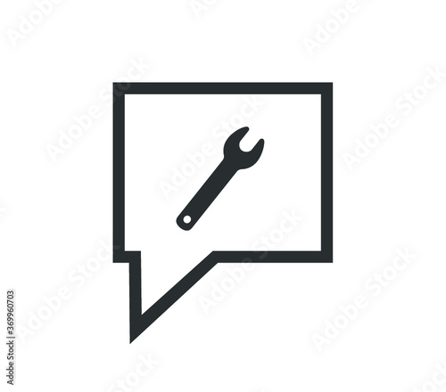 Service icon. Service reservation icon. 