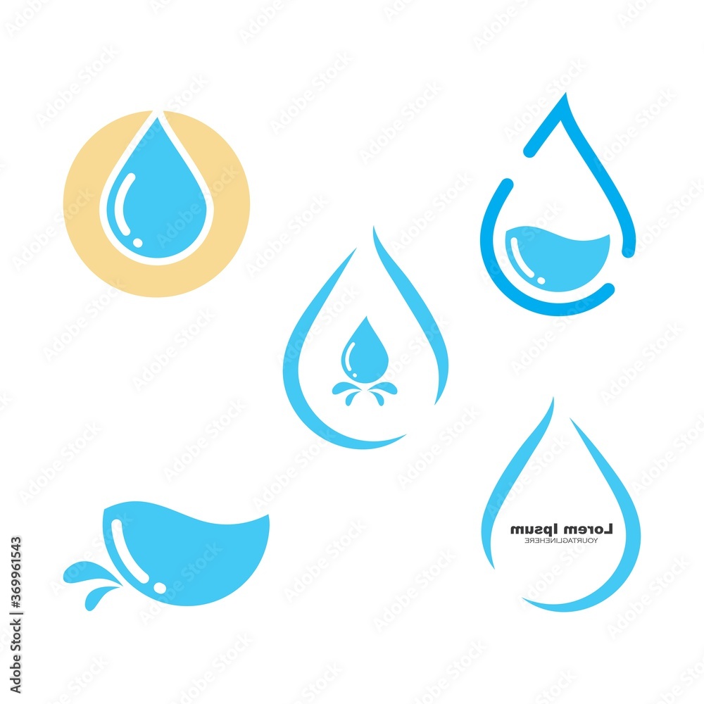 water drop icon  vector illustration