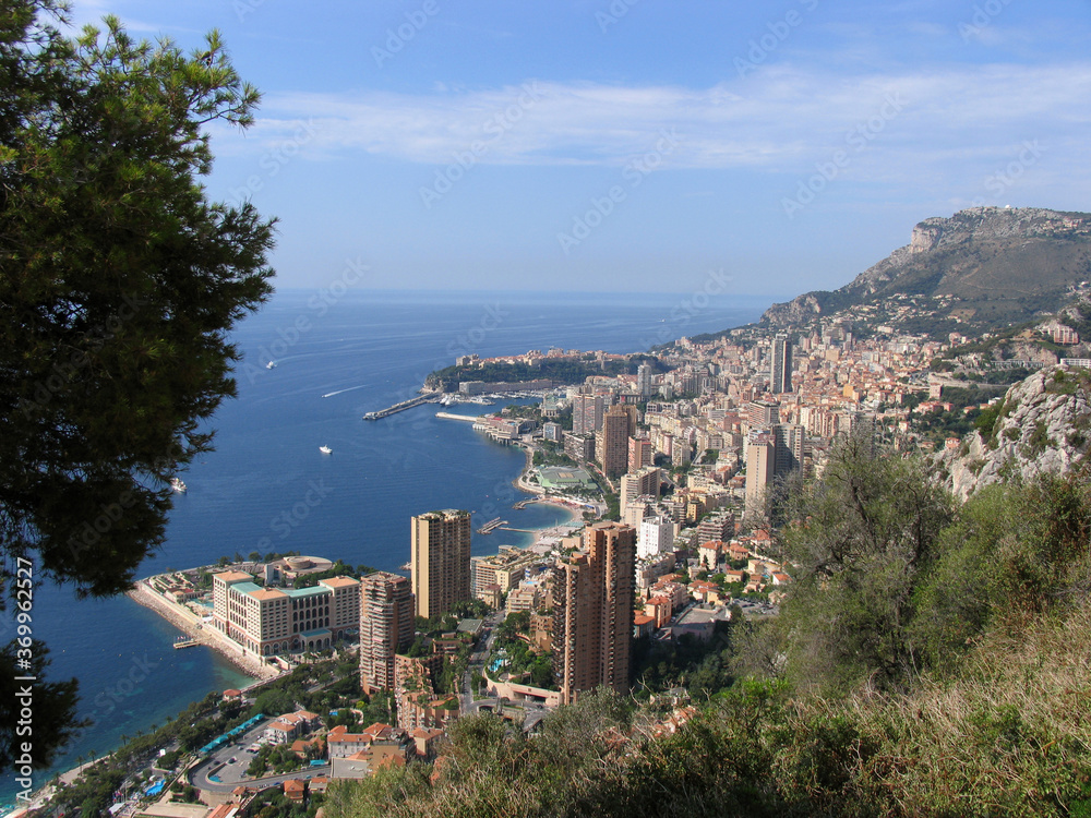 Teilansicht des Fuertentums von Monaco, Frankreich, Europa