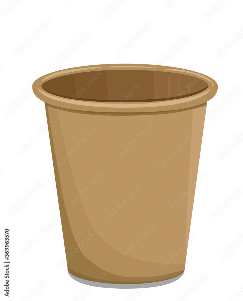 Illustration of a paper cup Illustration of a paper cup
