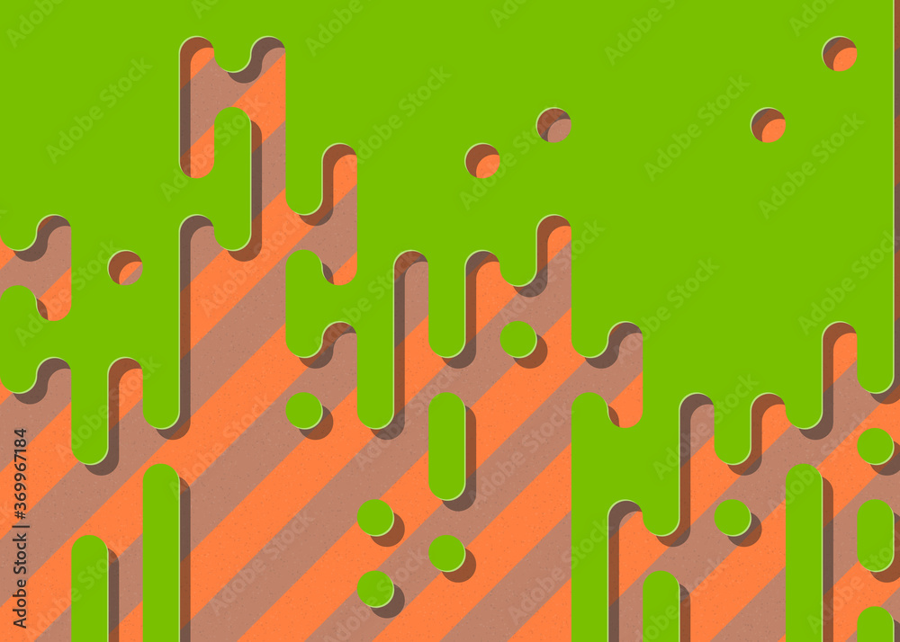 Abstract Rounded Color Lines halftone transition background illustration Abstract Rounded Color Lines halftone transition background illustration