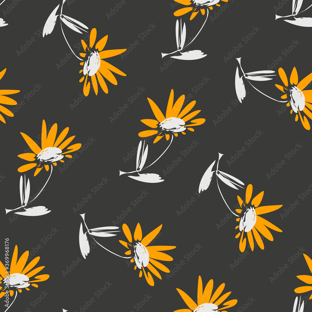 Obraz premium Seamless pattern with flowers