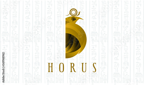 Horus Bird logo concept