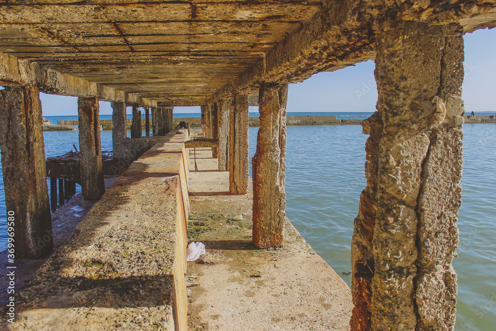 pier in the sea