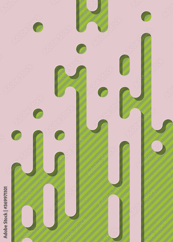 Abstract Rounded Color Lines halftone transition background illustration Abstract Rounded Color Lines halftone transition background illustration