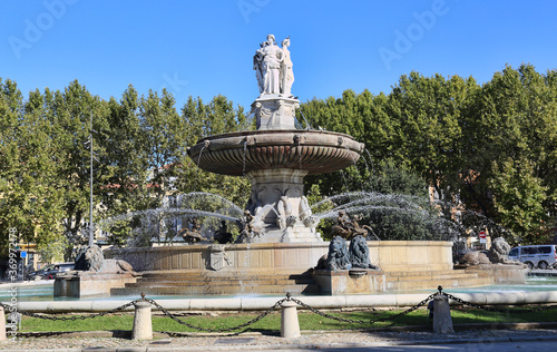 Fountain in Aix-en-Provence, France