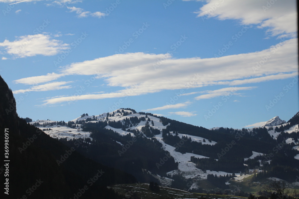 Obraz premium mountain landscape with snow