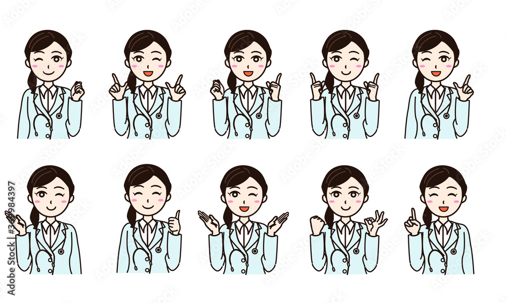 Business Woman Doctor, Medical staff Business Woman Doctor, Medical staff