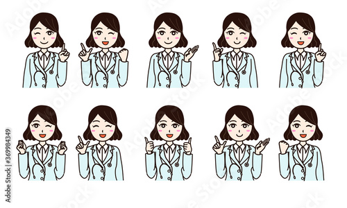 Business Woman Doctor, Medical staff