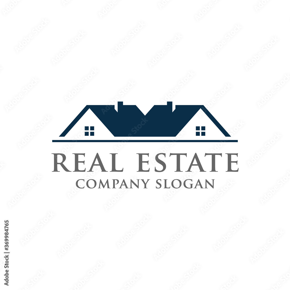 Real Estate Logo Design. Architecture and Construction Logo Vector Design Template.