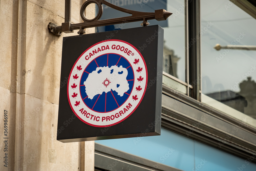 LONDON- Canada Goose store on Regent Street, a Canadian winter clothing  retailer Stock Photo | Adobe Stock