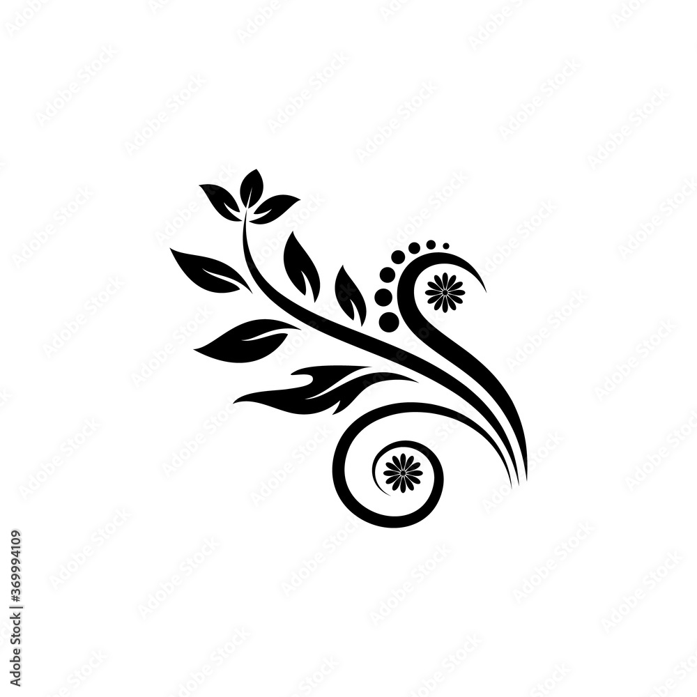 Naklejka premium Ornamental Design Element Vector Design Template