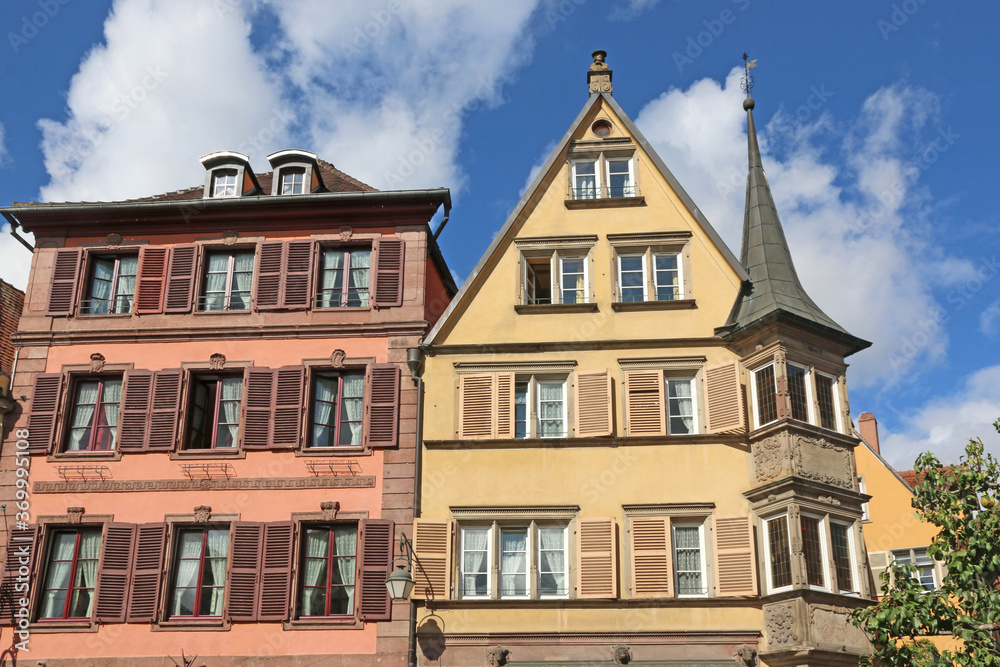 Street in Colmar, Alsace, France