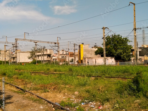 A picture of railway track